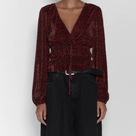 ZARA Pleated top - Picture 2 of 5